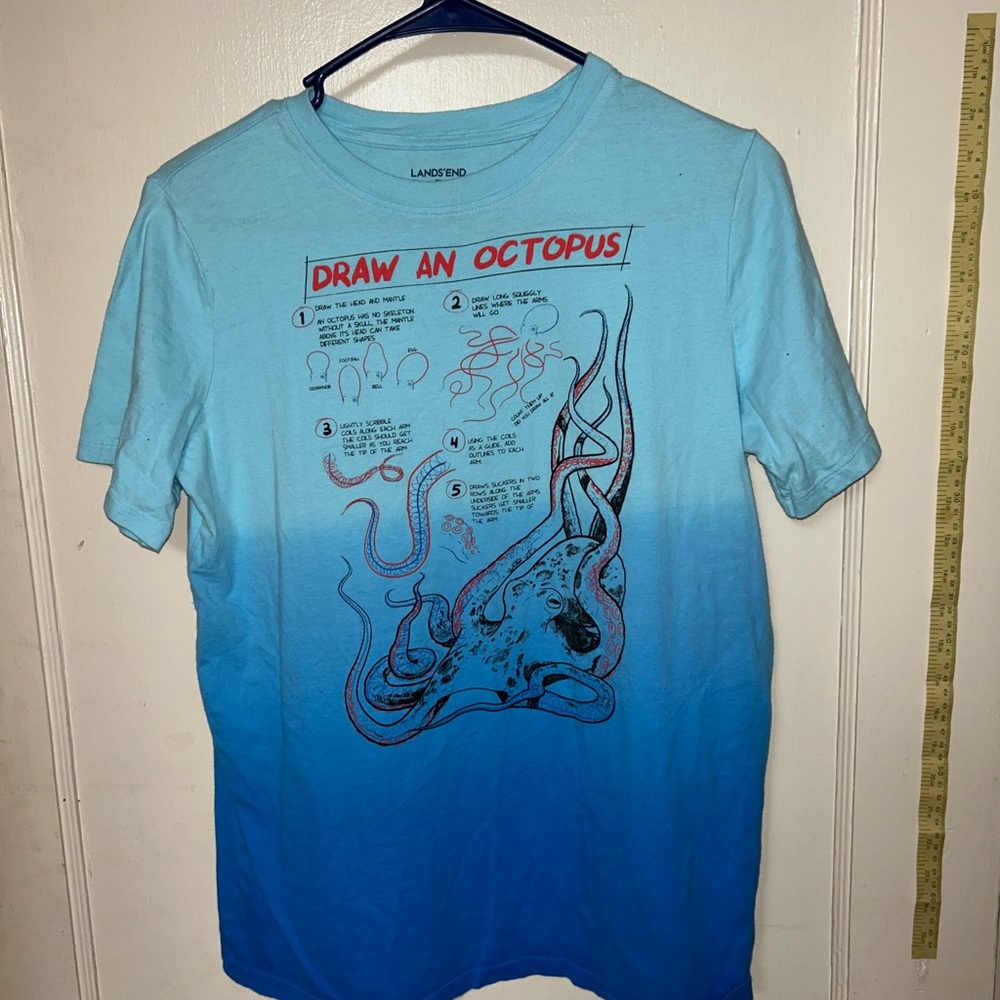 Lands End Octopus t-shirt